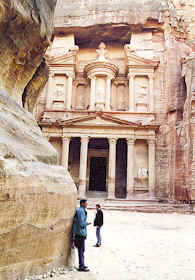 Ancient ruins of Petra, Jordan